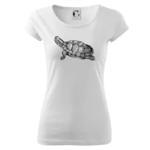 Ceruzkou kreslená korytnačka