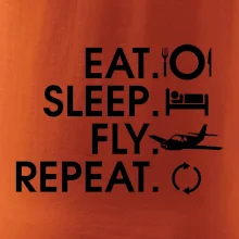 Eat sleep fly repeat