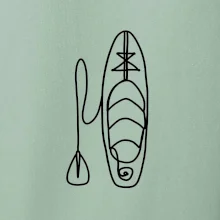 Paddleboard jedním tahem