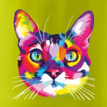 Mačka dúhová hlava Mačka dúhová hlava