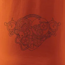 Steampunk srdce kreslené