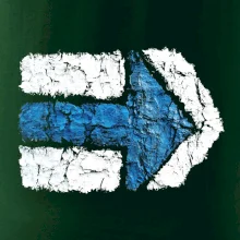 Párová turistická značka modrá