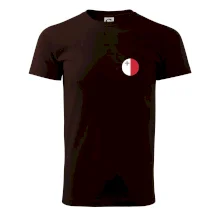 Vlajka Malta guľatá na prsník