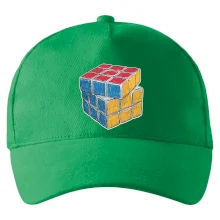 Rubikova kocka kreslená