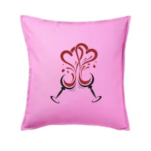 Víno je láska okrúhle poháre