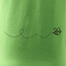 Dráha letu včely - vlnovka