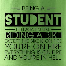 Being a student - bike