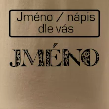 Folklór - meno - nápis