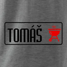 Tričko na grilovanie s vlastným menom