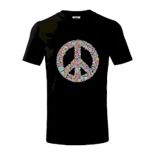 Peace symbol lístočky