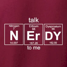 Talk nerdy - periodická tabuľka