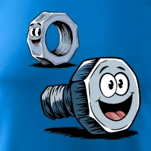 Parové tričko - Skrutka a matka