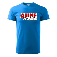 Anime nápis červený