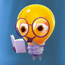 Žiarovka premýšľa nad knihou