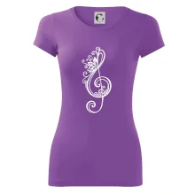 Husľový kľúč kvety Husľový kľúč kvety