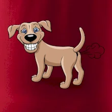 Prdiace pes kreslený (Hana-creative)