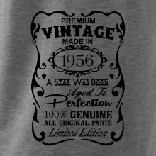 Vintage Etiketa - 1956