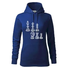 Šachové figúrky kreslené