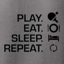 Stolný tenis - eat sleep