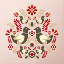 Folklór - hnedé vtáčiky