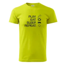 Play Eat Sleep Repeat americký fotbal Play Eat Sleep Repeat americký fotbal