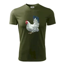 Sliepka kreslená biela Sliepka kreslená biela