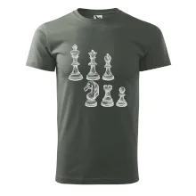 Šachové figúrky kreslené