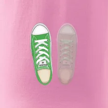 Párové topánky - zelené