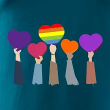 LGBT ruky srdce