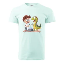 Chemik a dinosaurus - chlapec