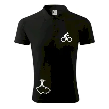 Mapa ČR + kolo na prsu Mapa ČR + kolo na prsu