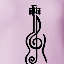 Husľový kľúč gitara Husľový kľúč gitara