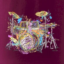 Bicie farebné splash Bicie farebné splash