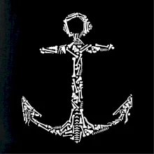 Kotva zložená z kostí