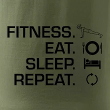 Fitness Eat Sleep Repeat