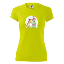 Veľkonočný zajačik tulipány