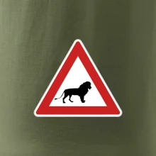 Dopravná značka - Pozor lev