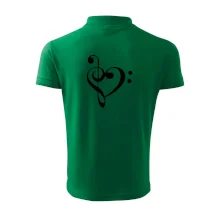 Husľový kľúč srdce