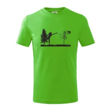 Disc golf - žena čierny obrázok