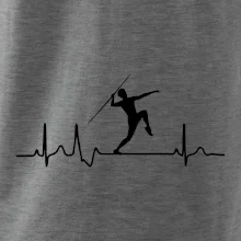 EKG hod oštepom muž