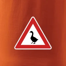 Dopravná značka - Pozor hus Dopravná značka - Pozor hus