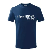 I love horse the end.