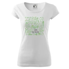 Som vegetarián - zelenina vo štvorci