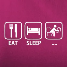 Eat sleep záchod