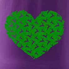 Vianočné jelene v srdci