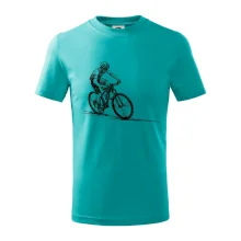 MTB kreslený cyklista