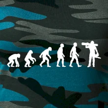 Evolúcia drevorubač - píla a kmeň