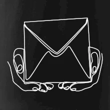 Obálka pôšták jedným ťahom Obálka pôšták jedným ťahom