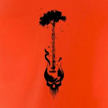 Gitara strom a lebka Gitara strom a lebka