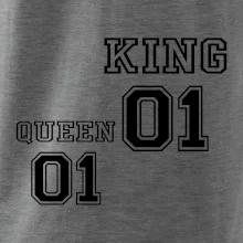 King - Queen - 01 dres (čiernobiela)